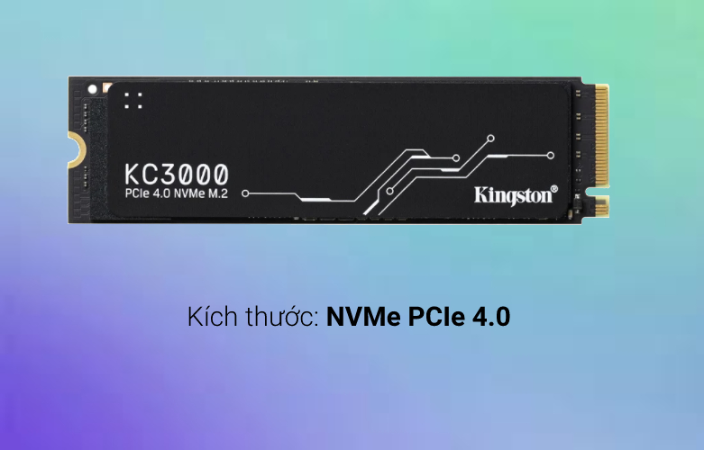 Ổ cứng SSD Kingston KC3000| Thiết kế đơn giản 