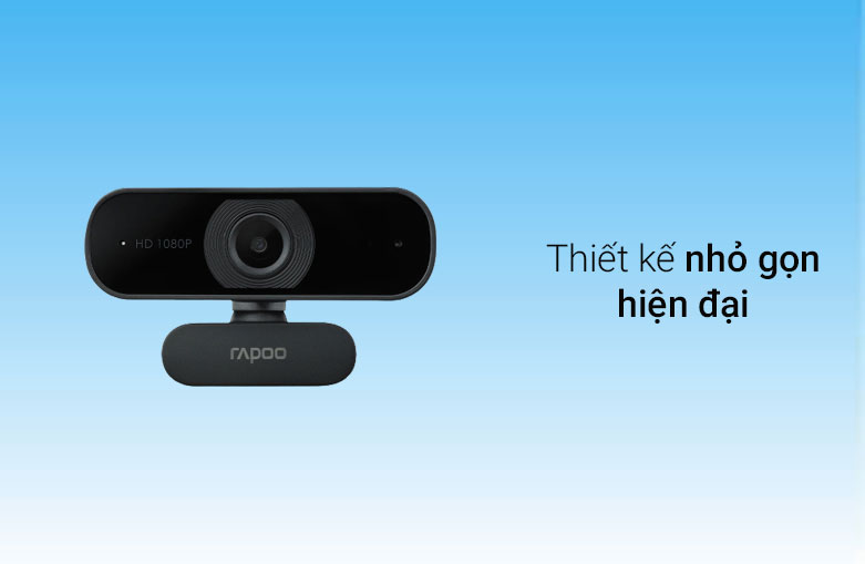 Webcam Rapoo XW180| Thiết kế hiện đại