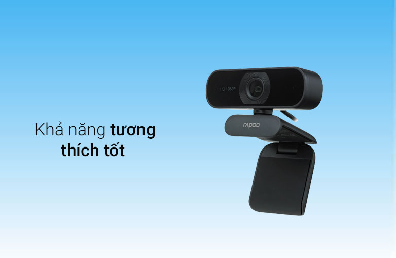 Webcam Rapoo XW180| Khả năng tương thích tốt