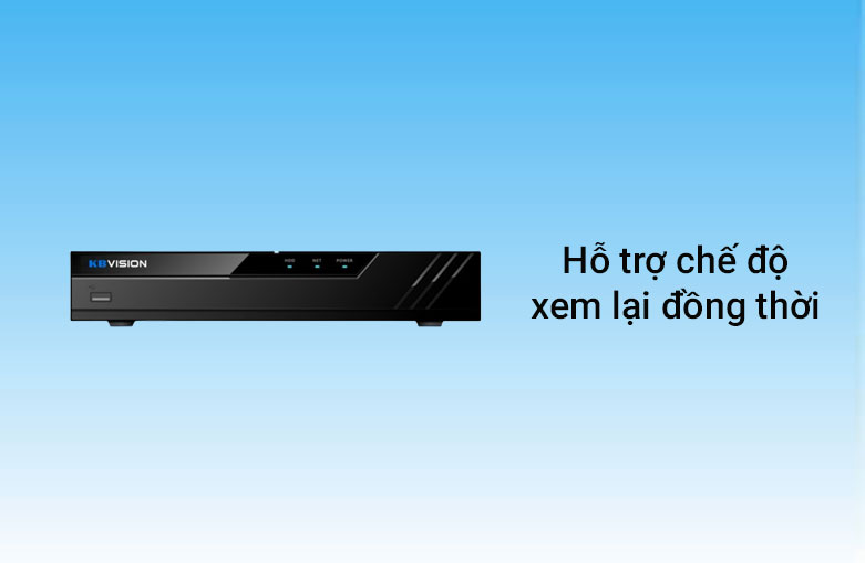 Đầu ghi KBvision KX-A8124N2| Hỗ trợ chế độ xem lại đồng thời