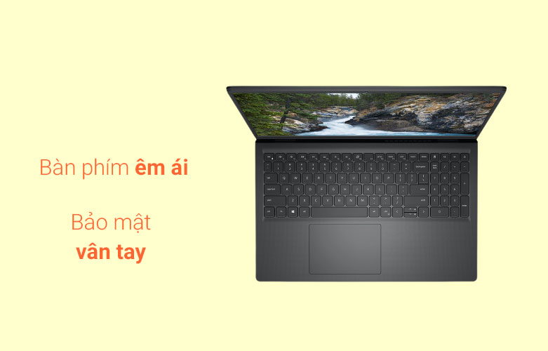 Laptop Dell Vostro 15 3510 (7T2YC3) | Bàn phím êm ái