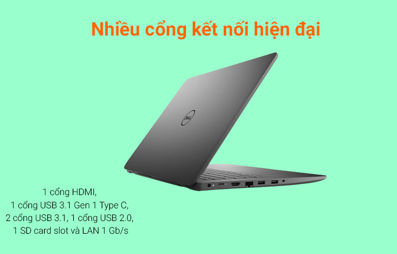 Laptop Dell Vostro 14 3400 (YX51W5) | Đa dạng cổng kết nối