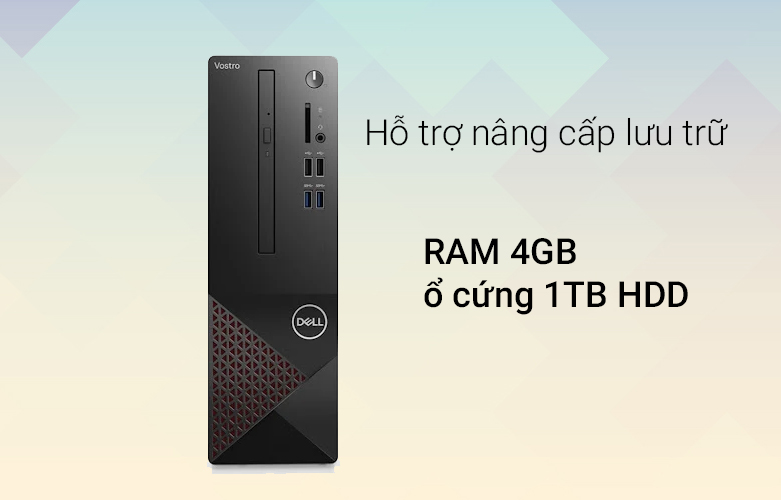 PC Dell Vostro 3681 | Dung lượng lưu trữ lớn