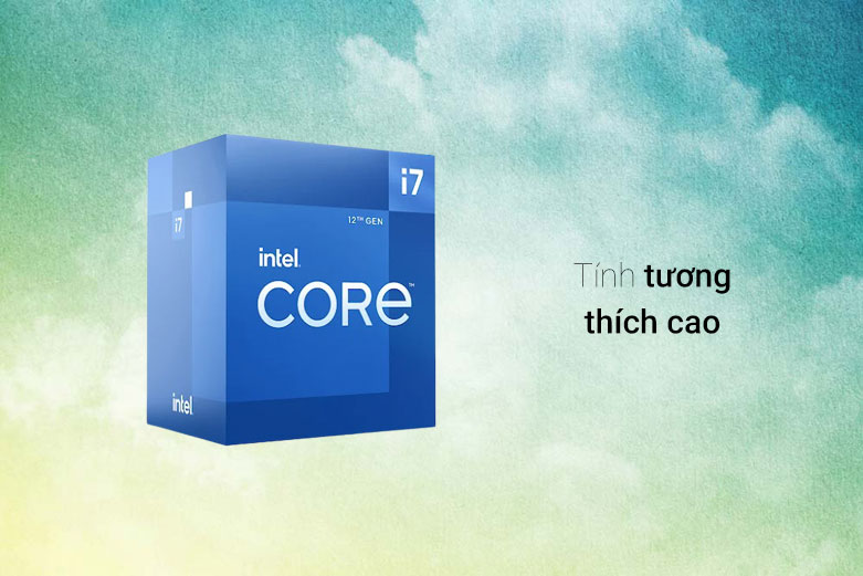 CPU Intel Core i7 12700| Tính tương thích cao 