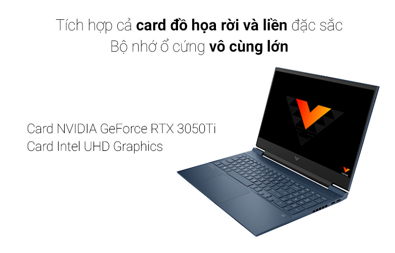 Laptop HP VICTUS 16-d0202TX 4R0U4PA | Trang bị card đồ họa rời