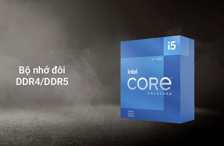 CPU Intel Core i5 12600KF| Bộ nhớ đôi 