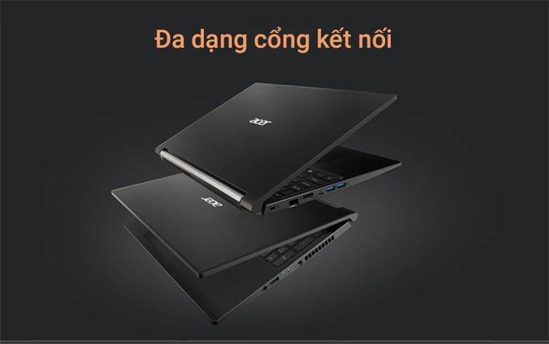 Laptop Acer Aspire 7 A715-75G-58U4 (NH.Q97SV.004) (i5-10300H) (Đen) | Đa dạng cổng kết nối