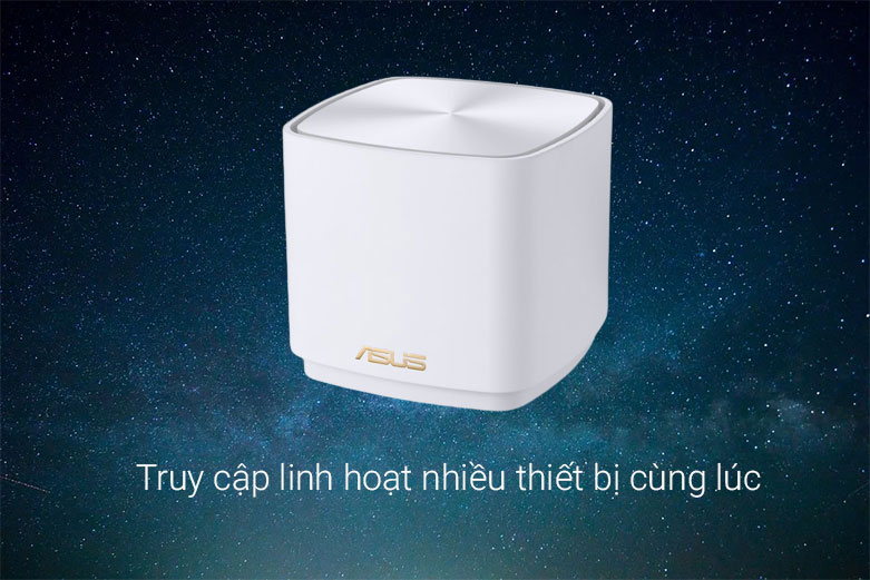 Thiết bị mạng/Router Wifi ASUS XD4 (W- 3 pack) | truy cập linh hoạt nhiều thiết bị cùng lúc