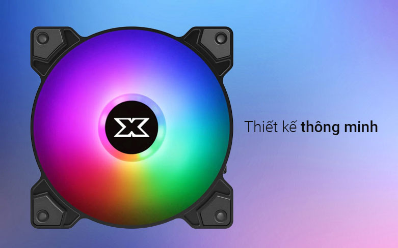 Quạt case Xigmatek X22F (120mm Fixed RGB) - EN48441 | Thiết kế thông minh hiện đại