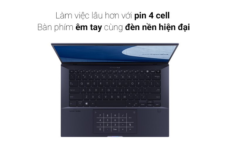 Laptop ASUS B9400CEA (KC1258W) | Dung lượng pin cao