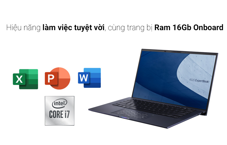 Laptop ASUS B9400CEA (KC1258W) | Hiệu năng vượt trội