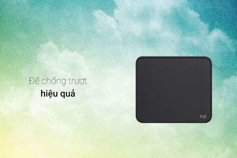 Miếng lót chuột Logitech Studio Series (Đen) (956-000031) | Đế chống trượt hiệu quả