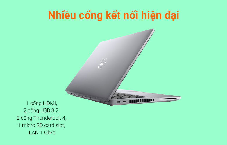 Laptop Dell Latitude 5420 70251602  | Đa dạng cổng kết nối