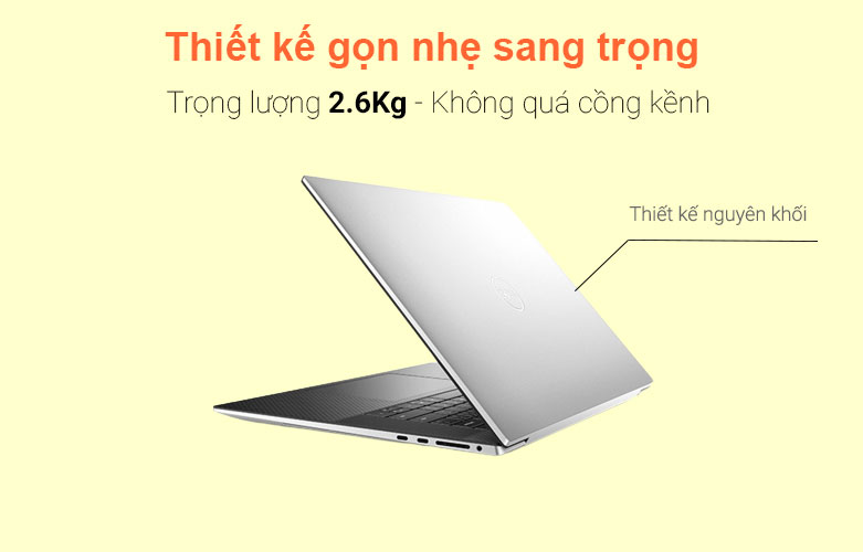 Laptop Dell XPS 17 (XPS7I7001W1)| Thiết kế gọn nhẹ sang trọng