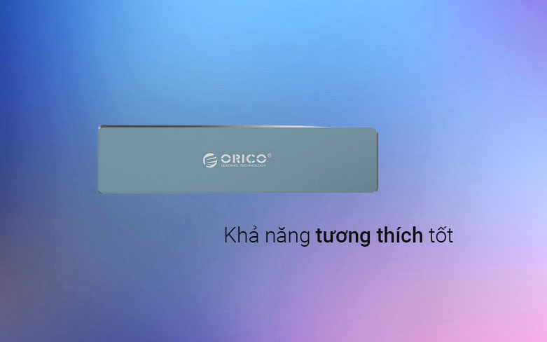 Hộp ổ cứng SSD M.2 Sata Type C ORICO PVM2F-C3-GY | Tương thích tốt