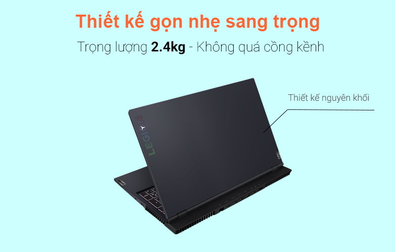 Laptop Lenovo Legion 5 15ITH6H-82JH002VVN | Thiết kế gọn nhẹ