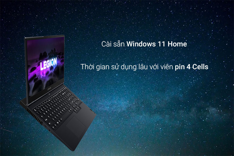 Laptop Lenovo Legion 5 15ACH6H 82JU00QEVN | Win 11 home
