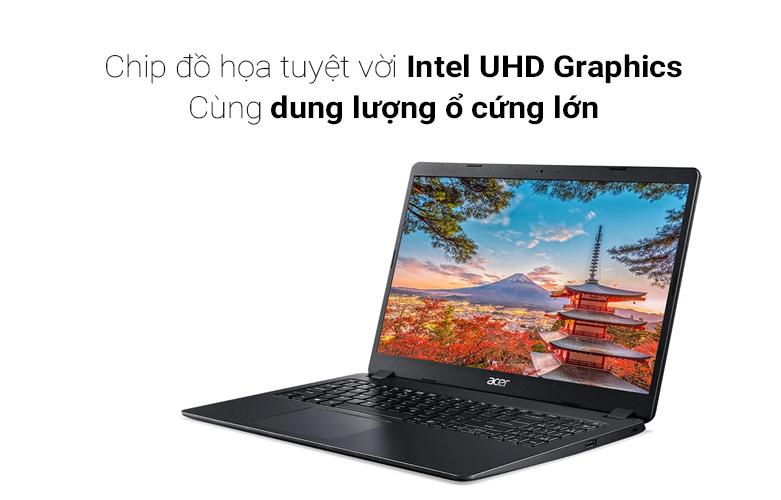 Laptop ACER Aspire 3 A315-56-38B1 (NX.HS5SV.00G) | Chip đồ họa mạnh mẽ