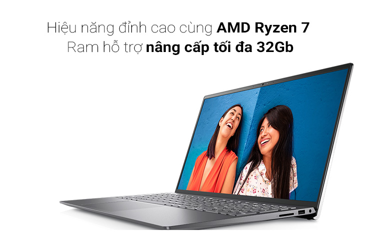 Laptop Dell Inspiron 5515 (N5R75700U104W1)  | Cấu hình mạnh mẽ