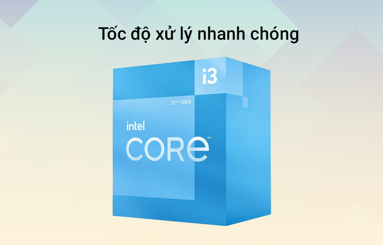 CPU Intel Core i3 12100 | Tốc độ xử lý nhanh chóng