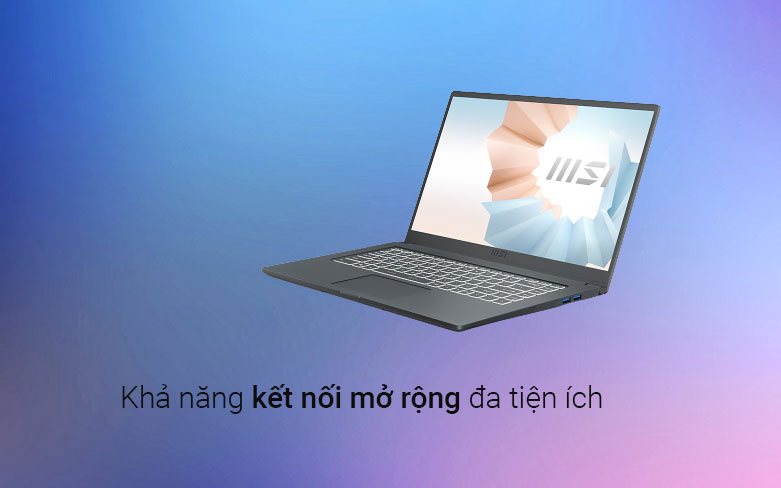 Laptop MSI Modern 15 A5M-235VN| Khả năng kết nối mở rộn