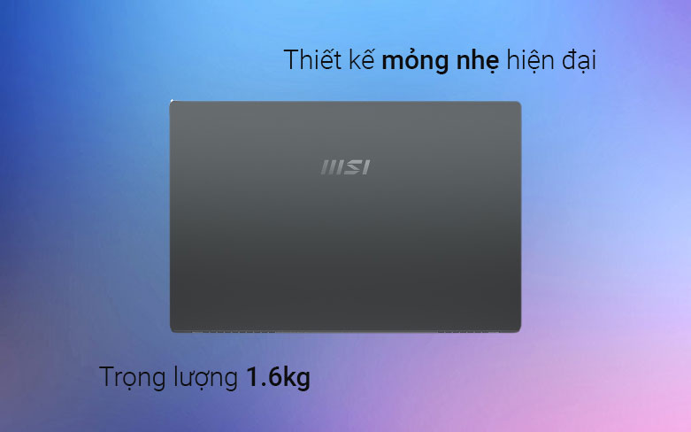 Laptop MSI Modern 15 A5M-235VN| Thiết kế hiện đại