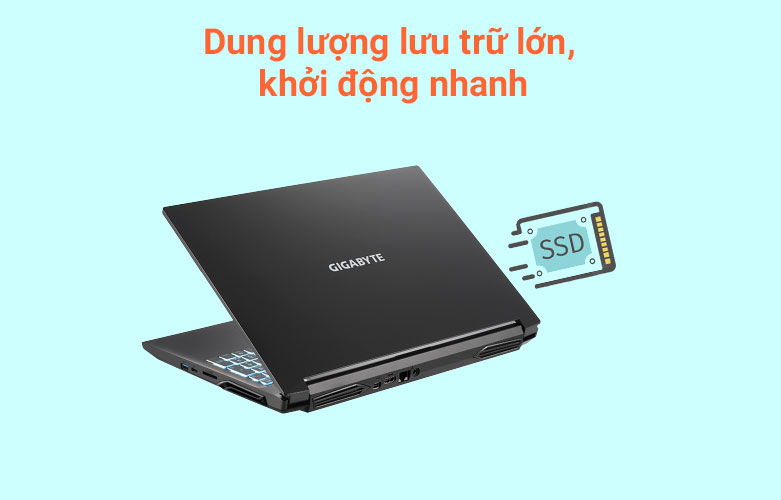Laptop Gigabyte G5 MD-51S1123SO | Dung lượng lưu trữ cao