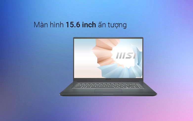 Laptop MSI Modern 15 A5M-235VN| Màn hình ấn tượng