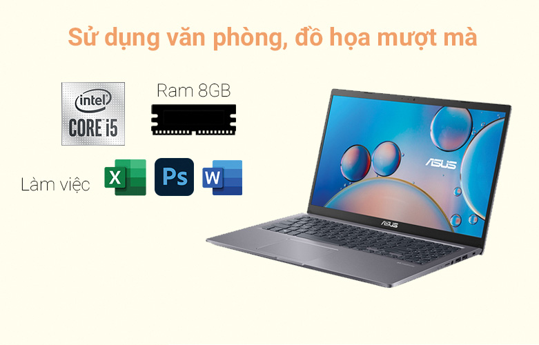 Laptop ASUS Vivobook X515EP-BQ529 | Hiệu năng mạnh mẽ