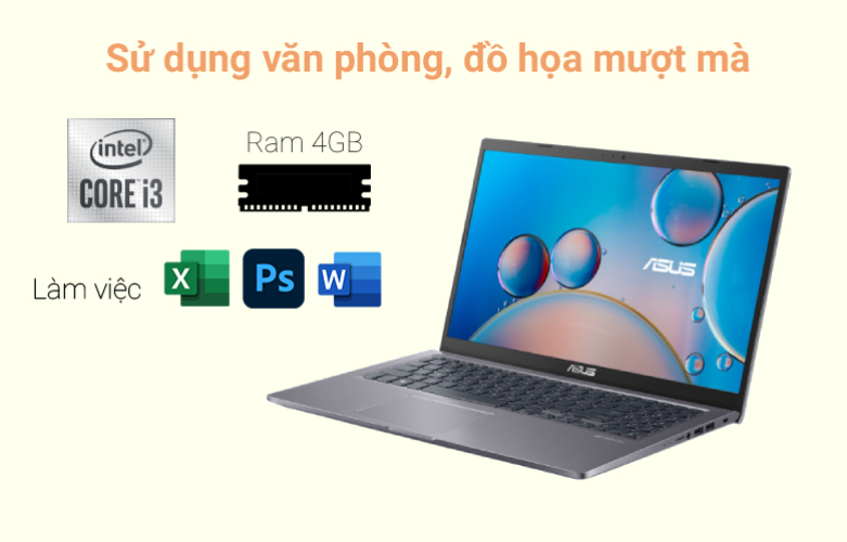 Laptop Asus Vivobook X515EA-BQ2351W | Hiệu năng mạnh mẽ