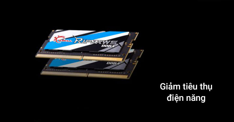 Bộ nhớ laptop DDR4 G.Skill 16GB (3200) F4-3200C22S-16GRS | Tiêu thụ ít điện năng