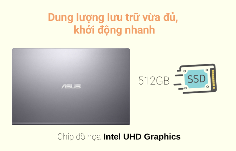 Laptop Asus Vivobook X515EA-BQ2351W | Dung lượng lưu trữ cao