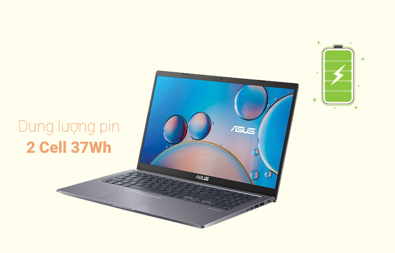 Laptop ASUS Vivobook X515EP-BQ529 | Dung lượng pin cao