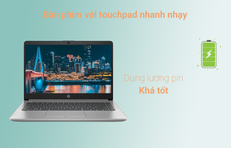 Laptop HP 240 G8 (617M3PA) | Bàn phím nhanh nhạy 
