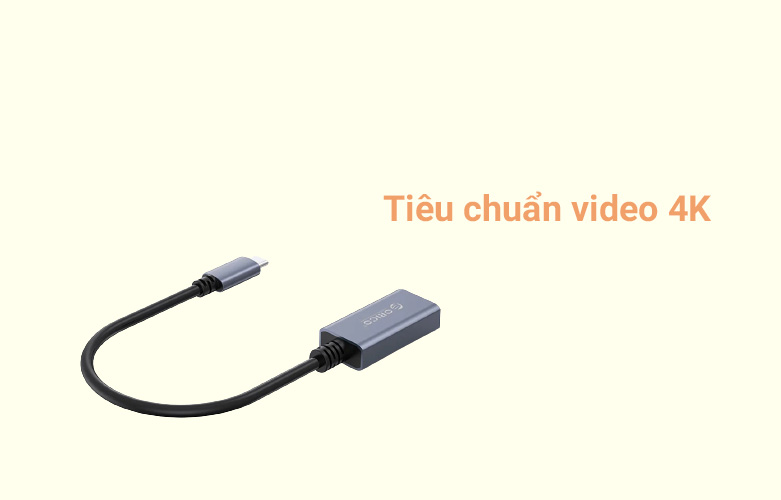Bộ cáp chuyển Type C sang HDMI ORICO CTH-GY | Tiêu chuẩn video 4K