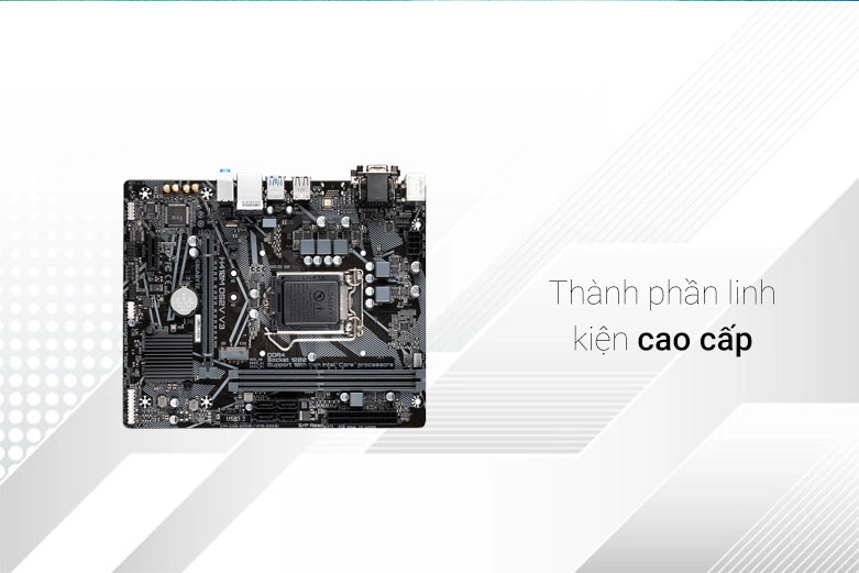 Mainboard Gigabyte H410M-DS2V V3| Thành phần linh kiện 