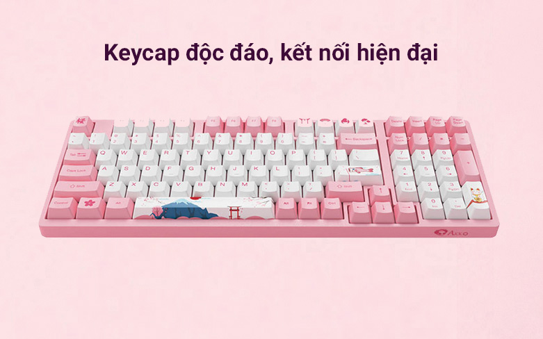 Bàn phím cơ Akko 3098 v2 World Tour Tokyo| Keycap độc đáo