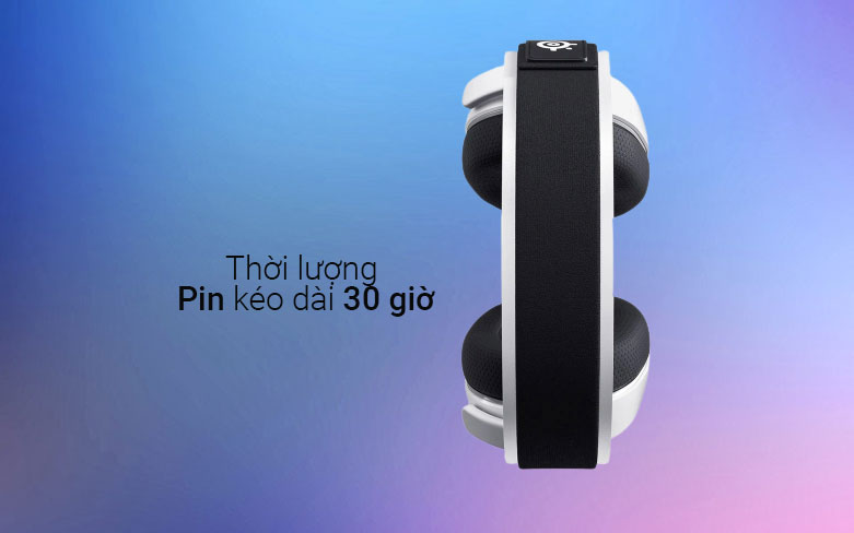Tai nghe không dây SteelSeriest Arctis 7P+ (Trắng)|| Pin kéo dài 30 giờ