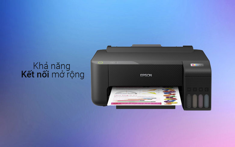 Máy In Màu Phun đơn Năng Epson L1210 Có Tiếp Mực Ngoài Hàng Chính Hãng 