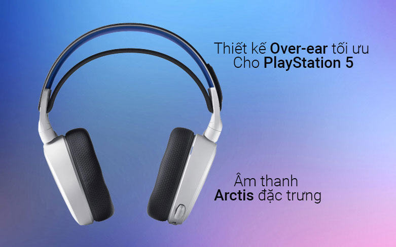 Tai nghe không dây SteelSeriest Arctis 7P+ (Trắng)|Thiết kế tối ưu