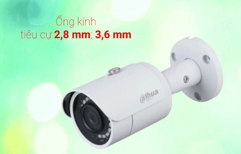 Camera Dahua DH-IPC-HFW1230S-S5| Ống kính tiêu cự 