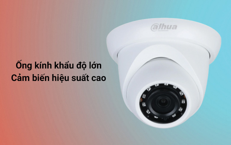 Thiết bị quan sát/ Camera Dahua DH-IPC-HDW1230S-S5 | Ống kính khẩu độ lớn