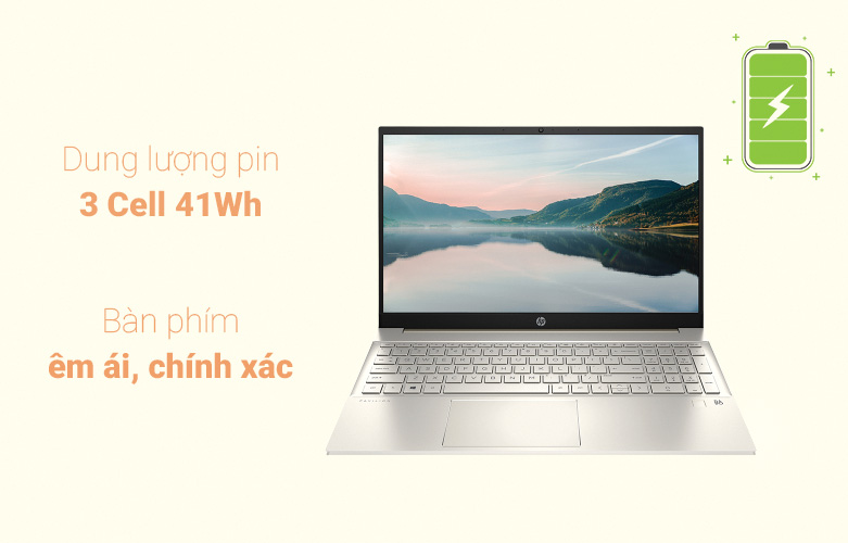 Laptop HP Pavilion 15-eg1037TU 5Z9V0PA | Bàn phím êm ái