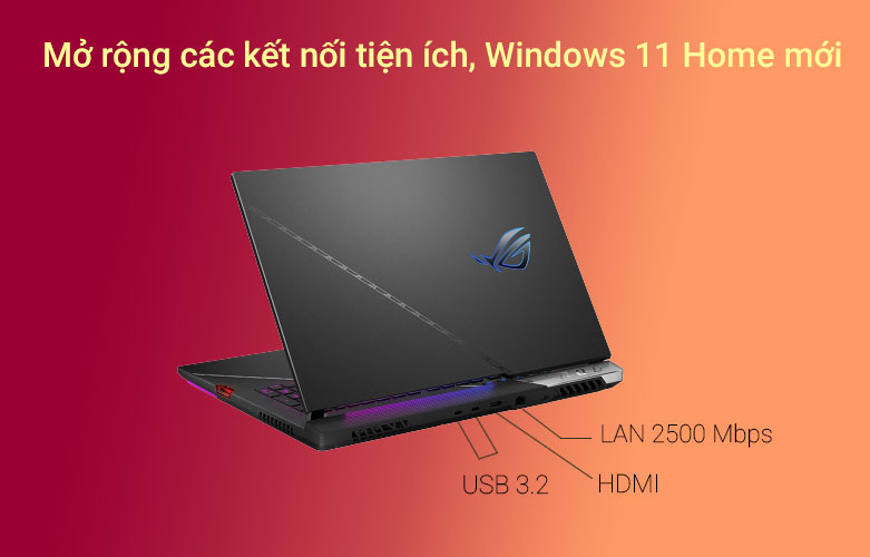 Laptop Asus ROG Strix Scar G733ZX-LL016W | Đa dạng tiện ích