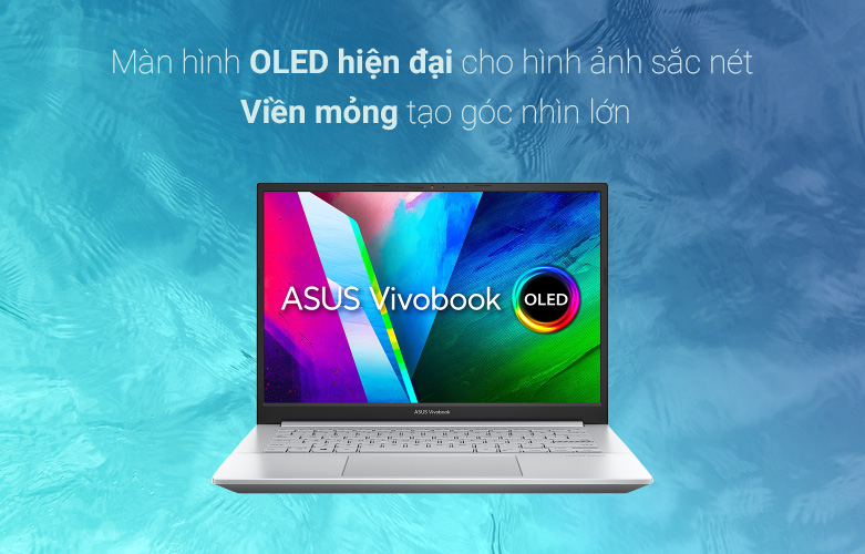 Asus Vivobook Pro 14 OLED sở hữu màn hình OLED hiện đại cho hình ảnh sắc nét