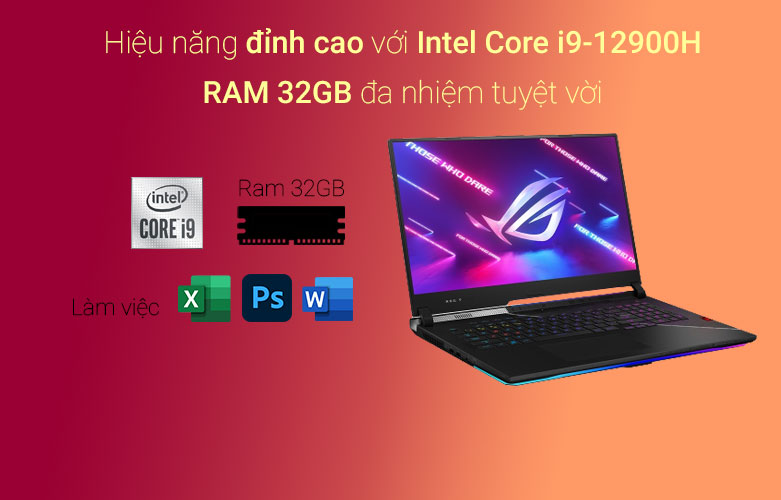 Laptop Asus ROG Strix Scar G733ZX-LL016W | Hiệu năng đỉnh cao