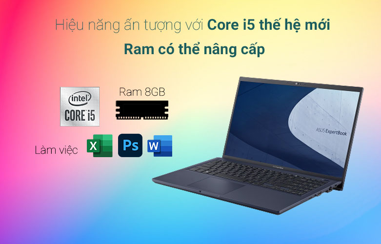 Laptop ASUS Expert Book B1500CEAE-EJ2646T | Hiệu năng đa dạng