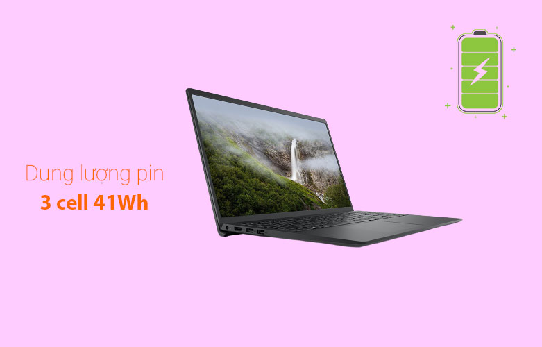 Laptop Dell Inspiron 15 3515 (N3515_R3) | Dung lương pin đủ