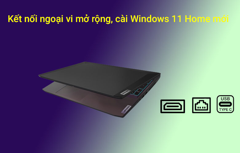 Laptop Lenovo IdeaPad Gaming 3 15ACH6-82K2008VVN | Ngoại vi kết nối rộng