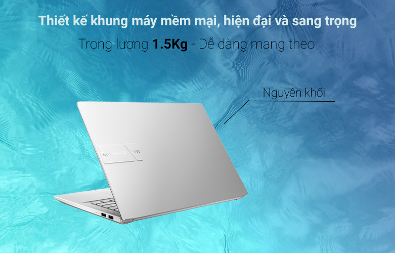 Laptop ASUS Vivobook Pro M3401QA-KM025W | Khung máy êm ái nhẹ nhàng